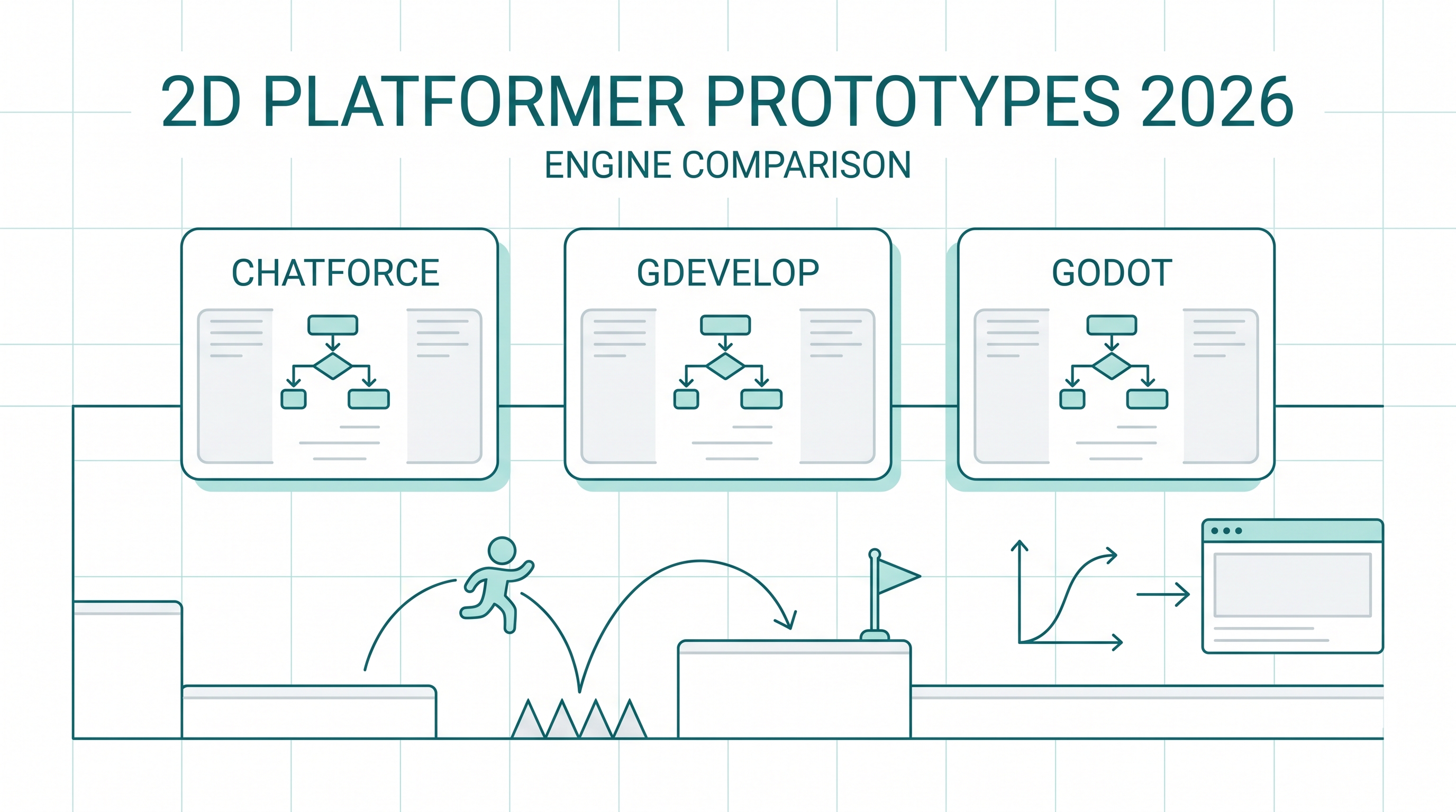 Chatforce vs GDevelop vs Godot for Platformer Prototypes in 2026: Which Tool Finds the Jump Feel Fastest?